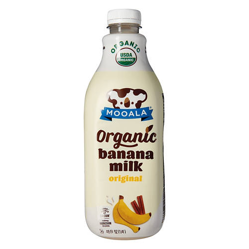 Organic Banana Milk, 48 fl oz Product Image Front shot 01