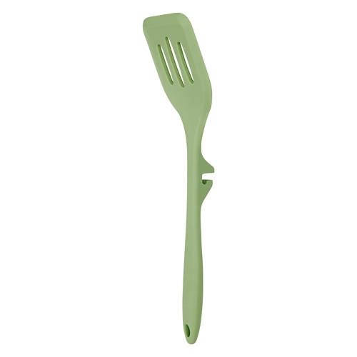 Clip On Silicone Utensil - Turner, Green