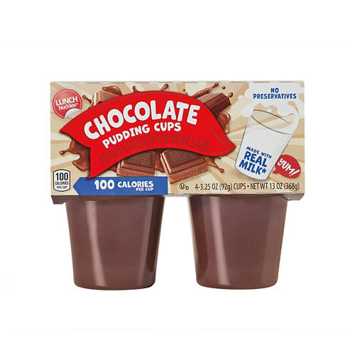 Chocolate Pudding  Cups - 4 pack, 3.2 oz