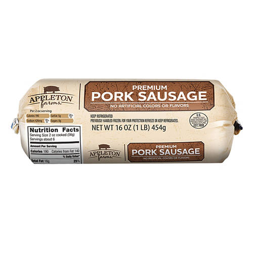 Premium Pork  Sausage Roll, 16 oz