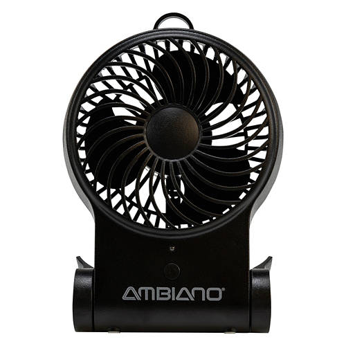 3.5" Portable Fan - Black
