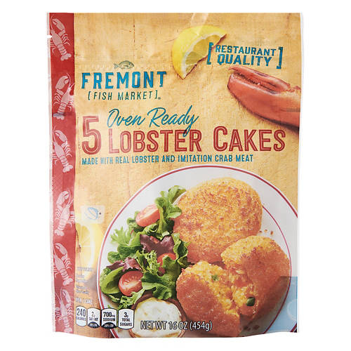 Oven Ready Lobster Cakes, 16 oz Product Image Front shot 01