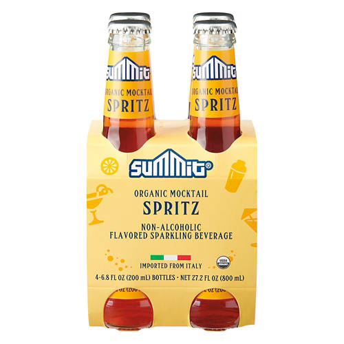 Organic Non-Alcoholic Mocktail Spritz - 4 pack, 6.8 fl oz bottle Product Image Front shot 01