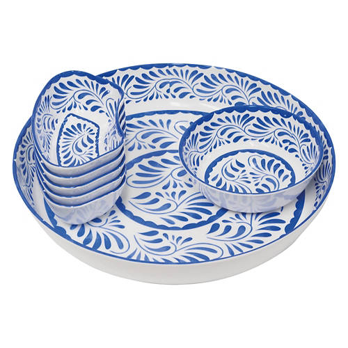 8 Piece Outdoor Lazy Susan Serving Set Product Image Front shot 01