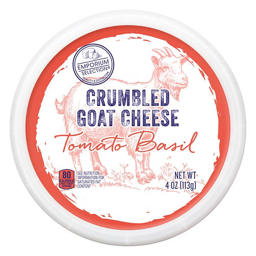 Sundried Tomato Crumbled Goat Cheese, 4 oz Product Image Front shot 01