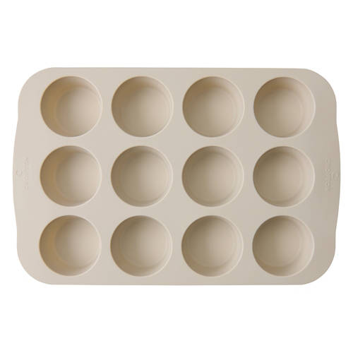 Mini Muffin Pan Silicone Bakeware, Gray