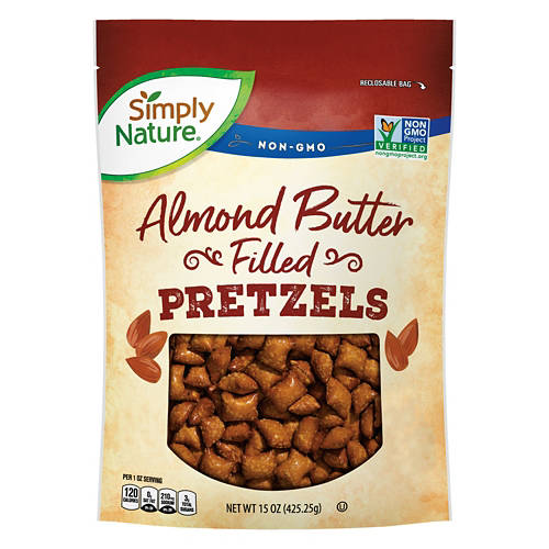 Non-GMO Almond Butter Filled Pretzel, 15 oz