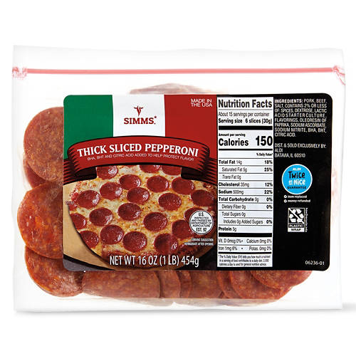 Thick Cut Pepperoni, 16 oz