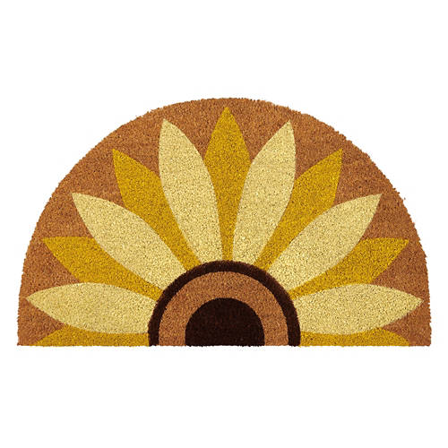 18" x  30" Spring Coir - Sunflower Slice