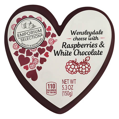 Raspberries & White Chocolate Wensleydale Cheese, 5.3 oz