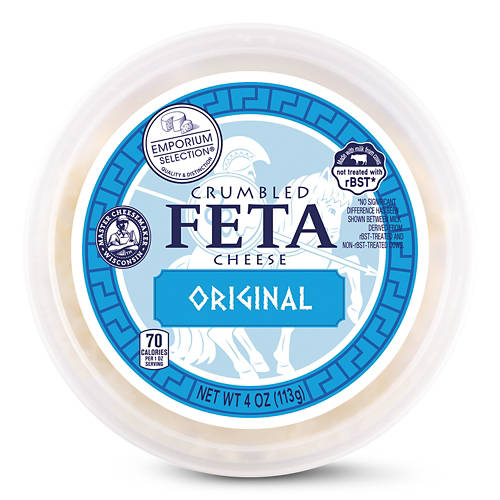 Reduced Fat Feta Cheese Crumbles, 4 oz