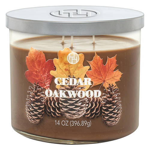 Cedar Oakwood Candle, 14 oz