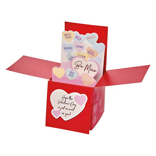 Valentine's Day Pop Up Greeting Card - Be Mine