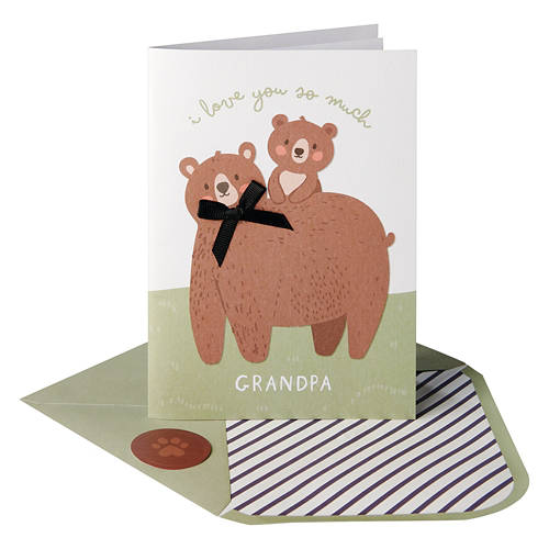 Father's Day Greeting Card - Bear Grandpa