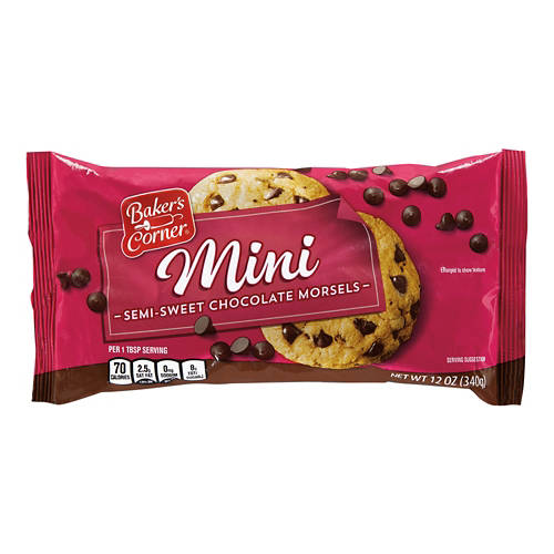 Semi-Sweet Mini Chocolate Morsels, 12 oz