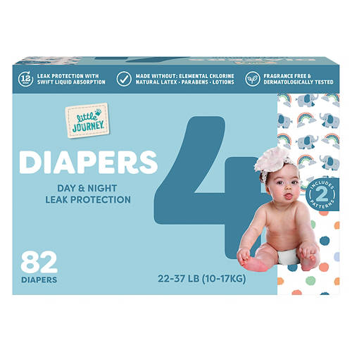 Club Pack Diapers Size 4, 82 count