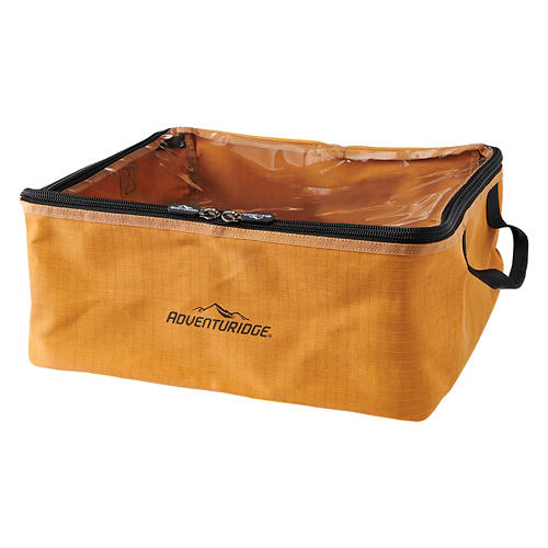 Canvas Camping Storage Bag, Clear Top Bag