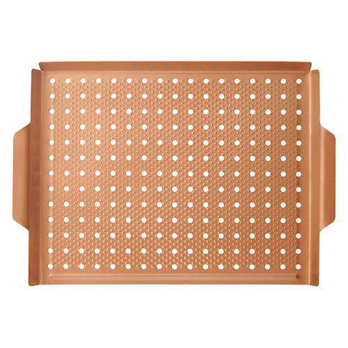 Copper Flat Nonstick Grill Topper
