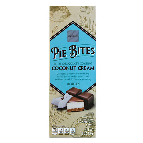 Chocolate Covered Coconut Cream Pie Bites, 10 count