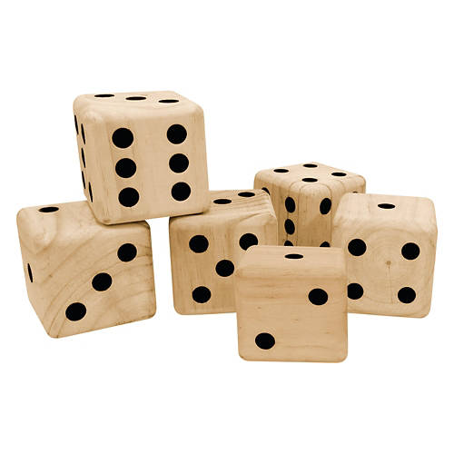Wooden Dice Game Set Product Image Front shot 01