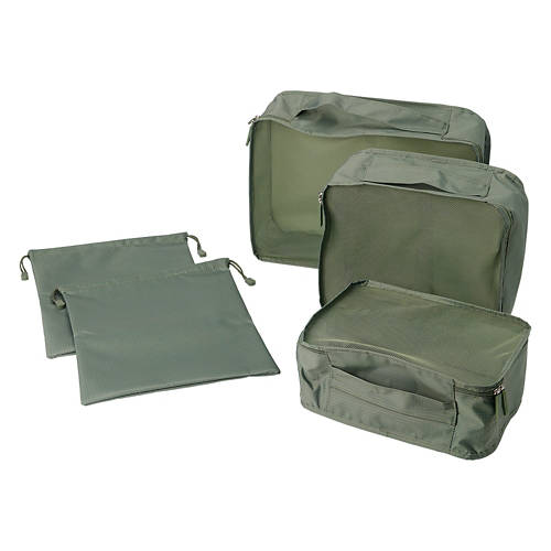 3 Pack Travel Packing Cubes - Olive