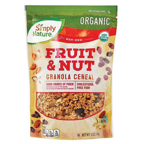Organic Fruit & Nut Granola, 12 oz
