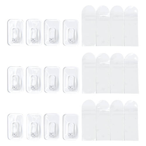 Decorating Hooks Clear Mini Clips, 12 count