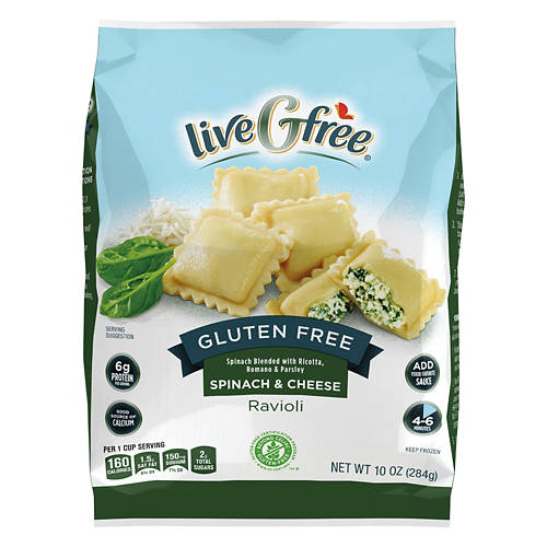 Gluten  Free Spinach & Cheese Ravioli, 10 oz