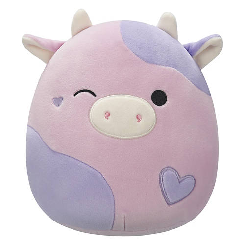 8" Valentine Supersoft Cow Shaped Squishmallow