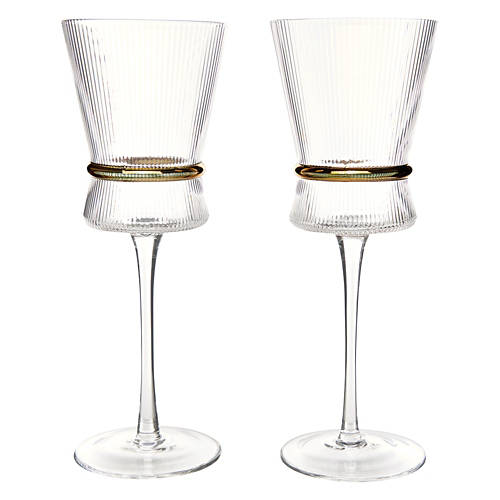 2 Pack Wine Glass, Clear