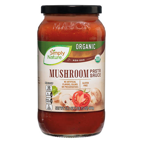 Organic Mushroom Pasta Sauce, 23.5 oz