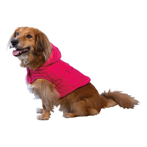 Pet Puffer Jacket - Pink, M