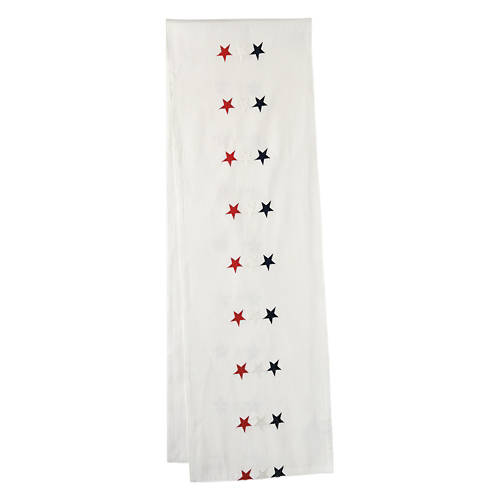 Red White and Blue Stars Runner