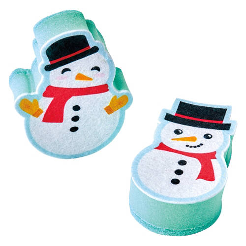 Holiday Novelty Sponges - Snowmen