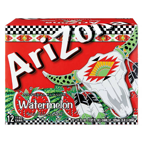 Watermelon Fruit Juice Cocktail - 12 pack, 11 fl oz can Product Image Front shot 01