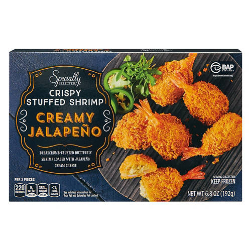 Creamy Jalapeno Crispy Stuffed Shrimp, 6.8 oz Product Image Front shot 01