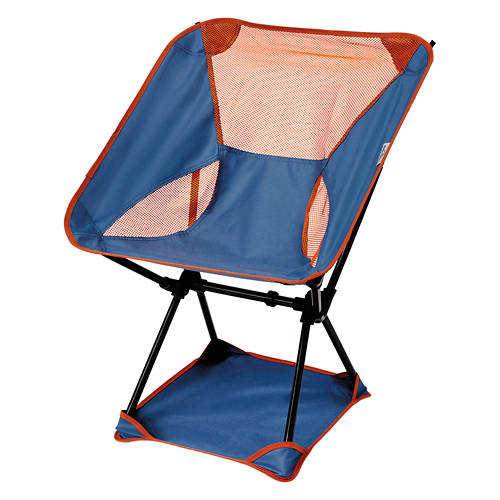 Lightweight Collapsible Camping Chair, Blue Product Image Front shot 01