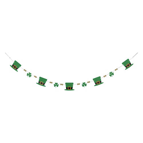 6.13 Feet Long St. Patrick's Day Garland - Tap Hat