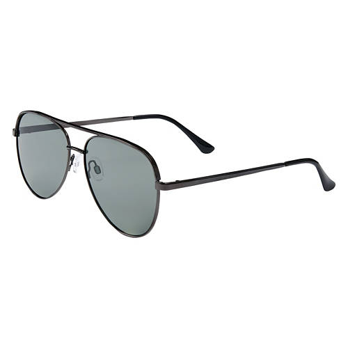 Ladies Polarized Sunglasses - Metal Black
