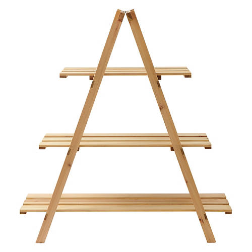 Wooden Plant Ladder Stand Product Image Front shot 01