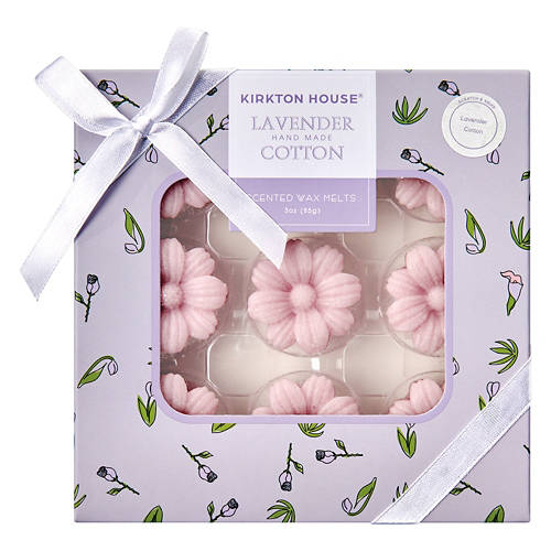 Molded Flower Wax Melts - Lavender Cotton