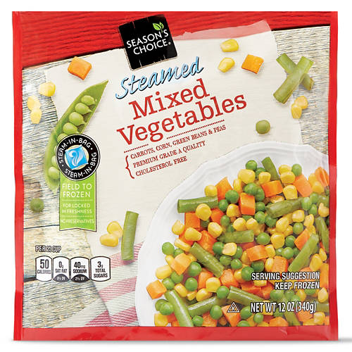 Steamable Frozen Mixed Vegetable, 12 oz