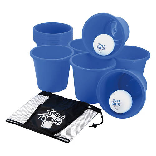 Blue Toss Like a Boss Giant Ping Pong Game Set