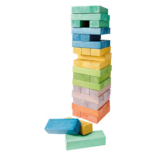 Giant Toppling Blocks, Rainbow