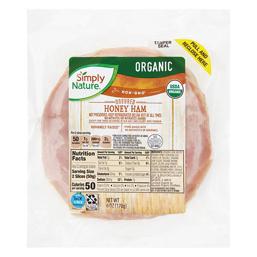 Organic Honey Ham, 6 oz