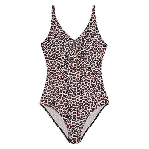 Ladies Premium Swimsuit - Leopard, XXL Product Image Front shot 01