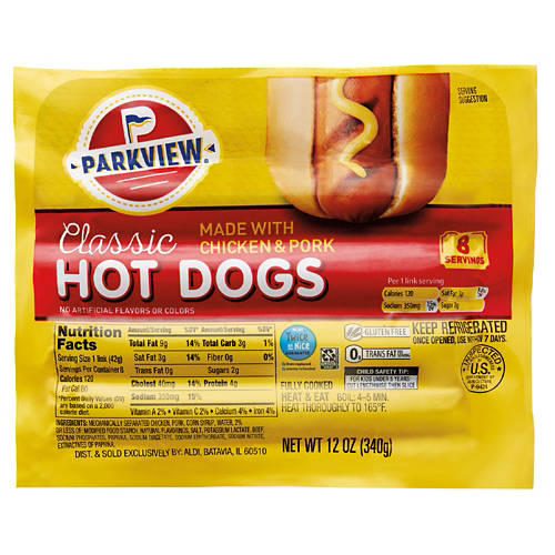 Classic  Hot Dogs, 12 oz
