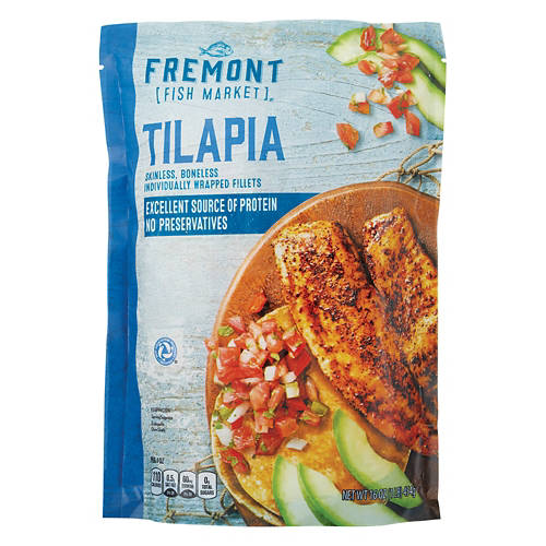 Tilapia Fillets, 16 oz Product Image Front shot 01