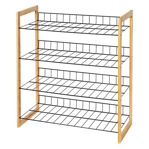 4 Tier Accessory Shelf, Black