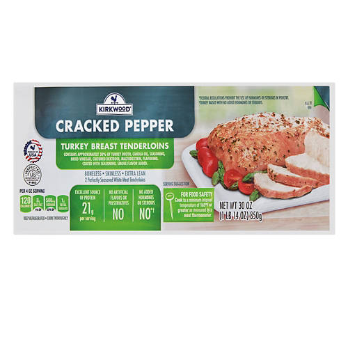 Cracked  Pepper  Turkey Breast Tenderloins, 24 oz